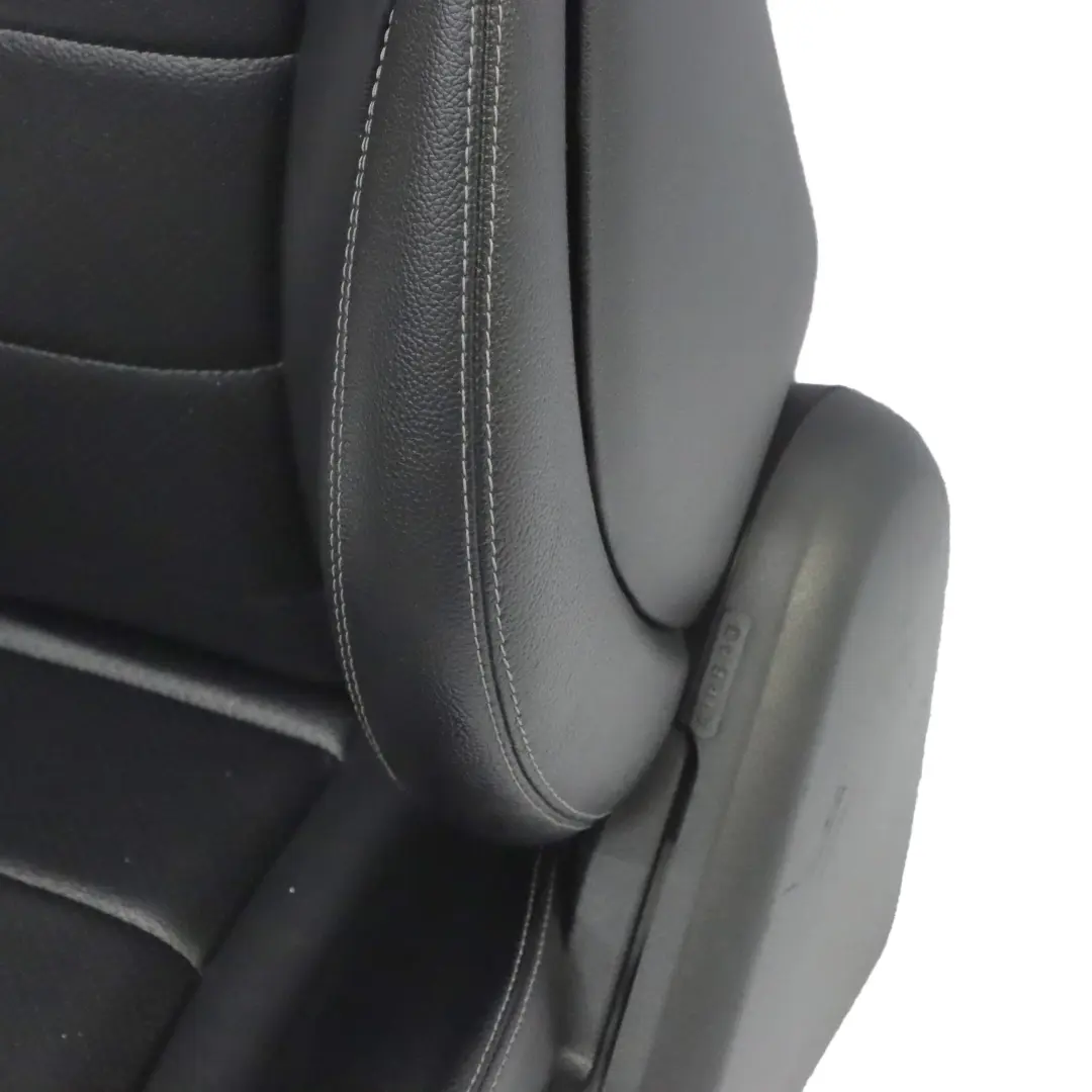 Mercedes W205 S205 Vorne Links Sitz Beheizt Imiation Leder Schwarz Lendenwirbel - SKU A2059102611-6 - Teilenummer A2059102611