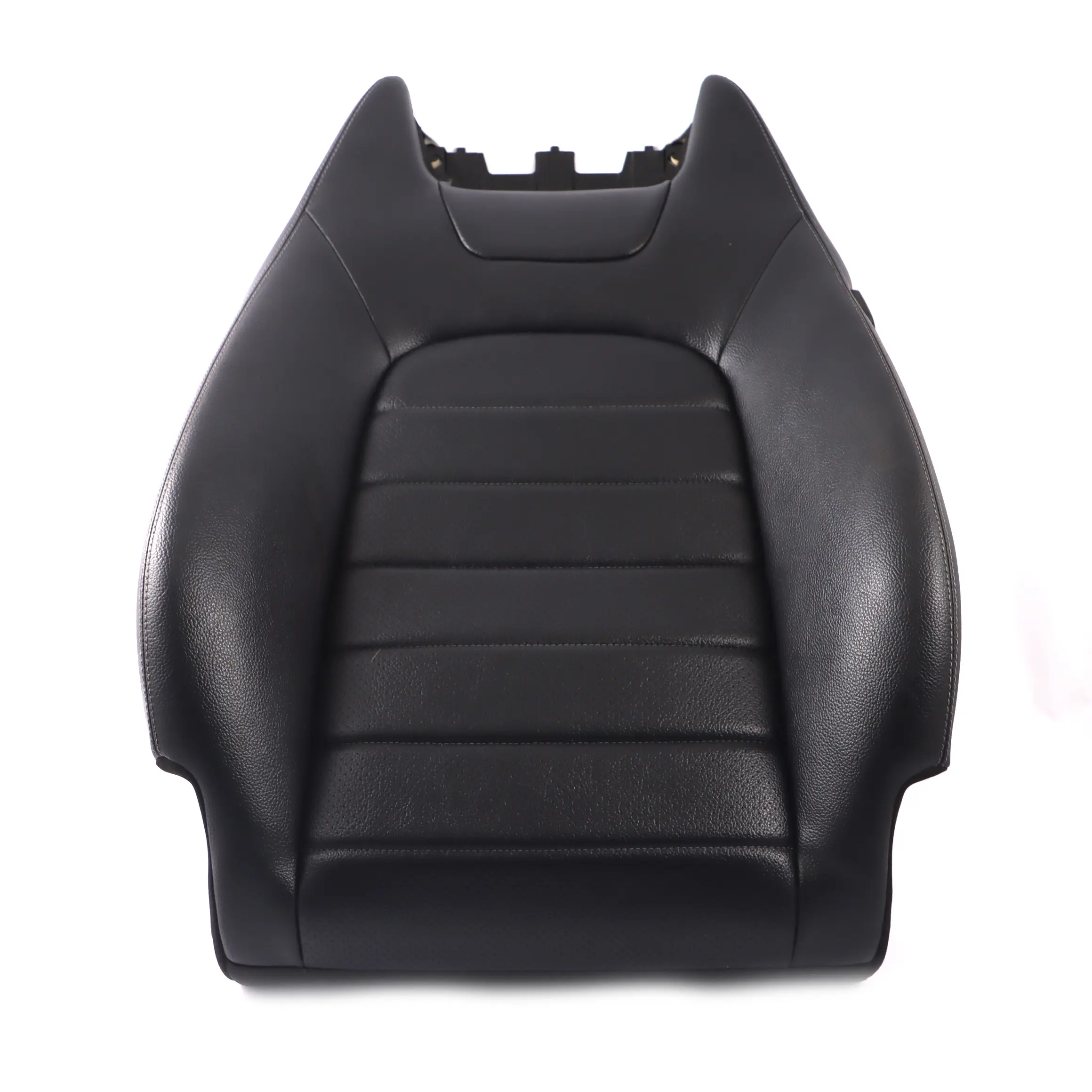 Mercedes C205 Front Seat Backrest Heated Left Right Black Imitation Leather