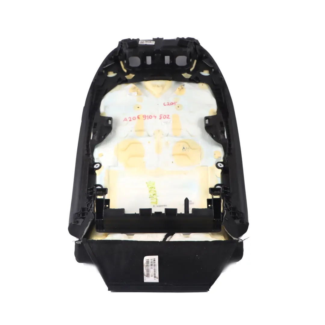 Mercedes C205 Front Seat Backrest Heated Left Right Black Imitation Leather - SKU A2059104502 - Part number A2059104502