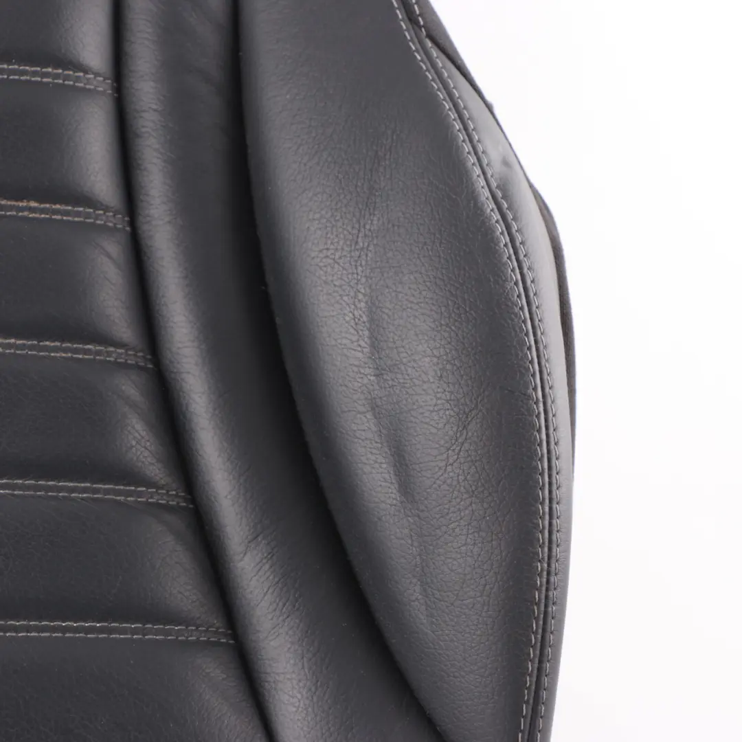 Mercedes W205 Front Seat Heated Memory Right O/S Cover Black Leather - SKU rhd-A2059104927 - Part number A2059104927