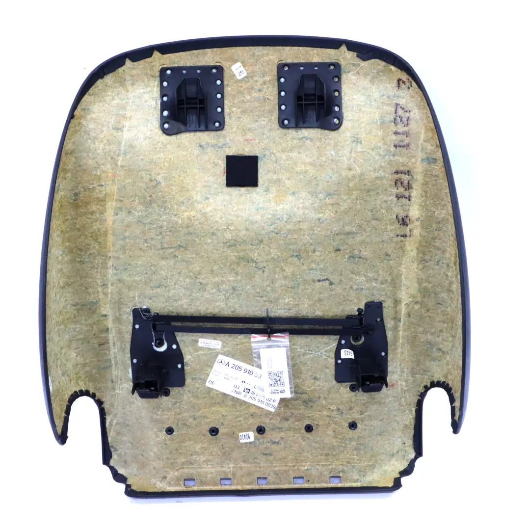 Panneau de garniture arrière de siège avant Noir pour Mercedes W205 à propos du numéro de pièce A2059105320 Mercedes W205 Panneau de garniture arrière de siège avant Noir - SKU A2059105320 - Numéro de pièce A2059105320
