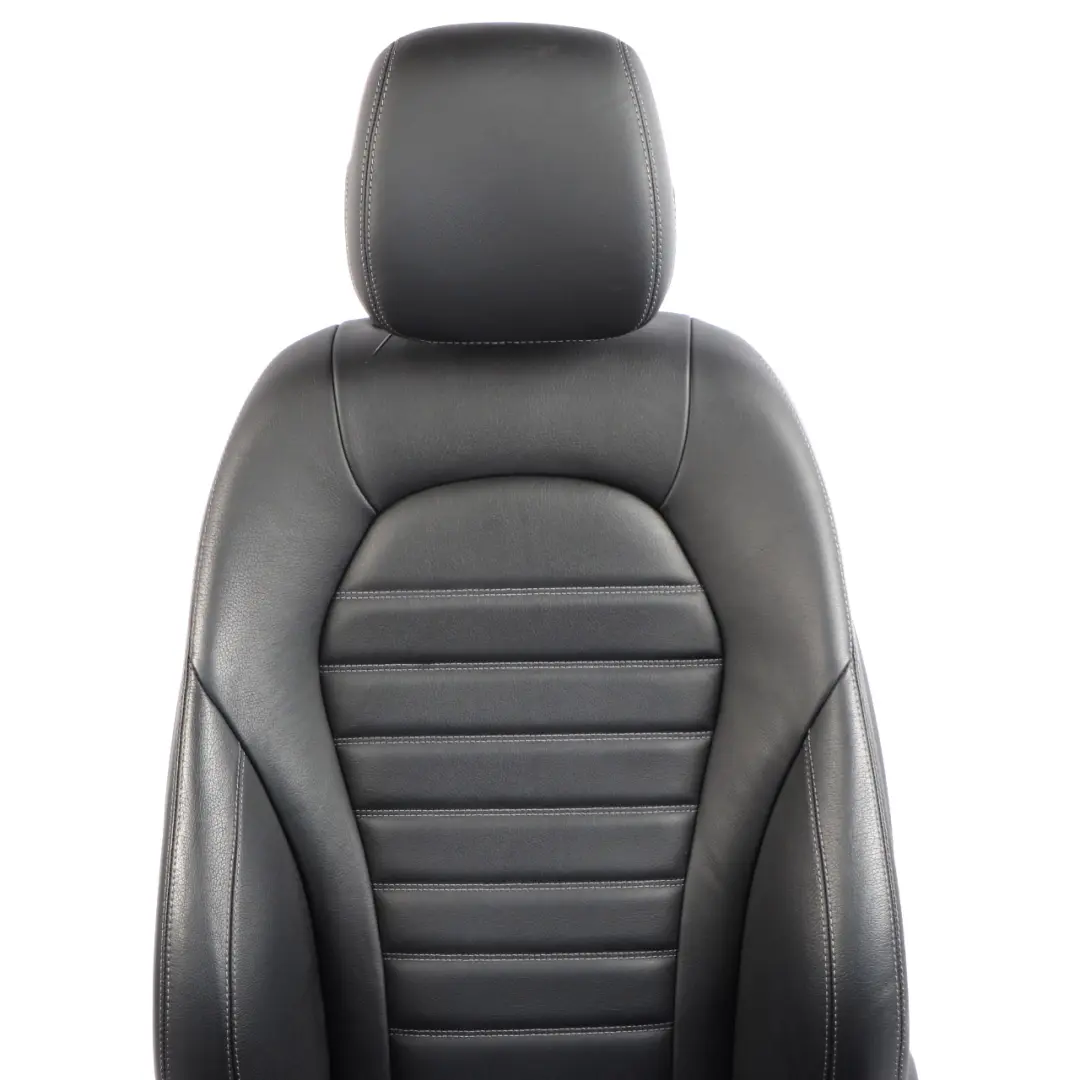Mercedes W205 S205 Asiento Cuero Calefactable AMG Line Delantero Izquierdo Negro - SKU A2059106112-1 - Número de pieza A2059106112