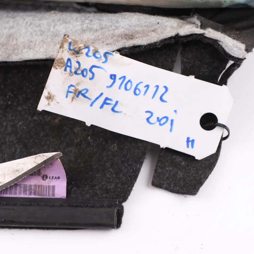 Mercedes W207 Vorder Sitzbezug Beheizt Links Rechts Schwarz Leder - SKU A2059106112 - Teilenummer A2059106112