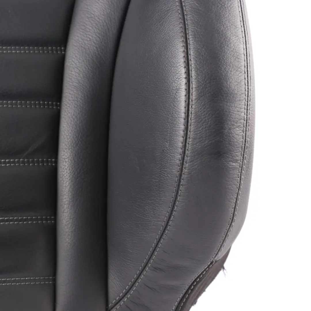Mercedes W207 Vorder Sitzbezug Beheizt Links Rechts Schwarz Leder - SKU A2059106112 - Teilenummer A2059106112