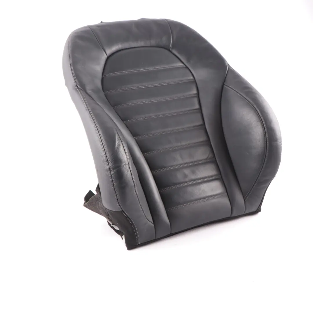 Front Seat Backrest Heated Left Right N/O/S Cover Black Leather to Mercedes W205 with Part number A2059106112 Mercedes W205 Front Seat Backrest Heated Left Right N/O/S Cover Black Leather - SKU A2059106112 - Part number A2059106112