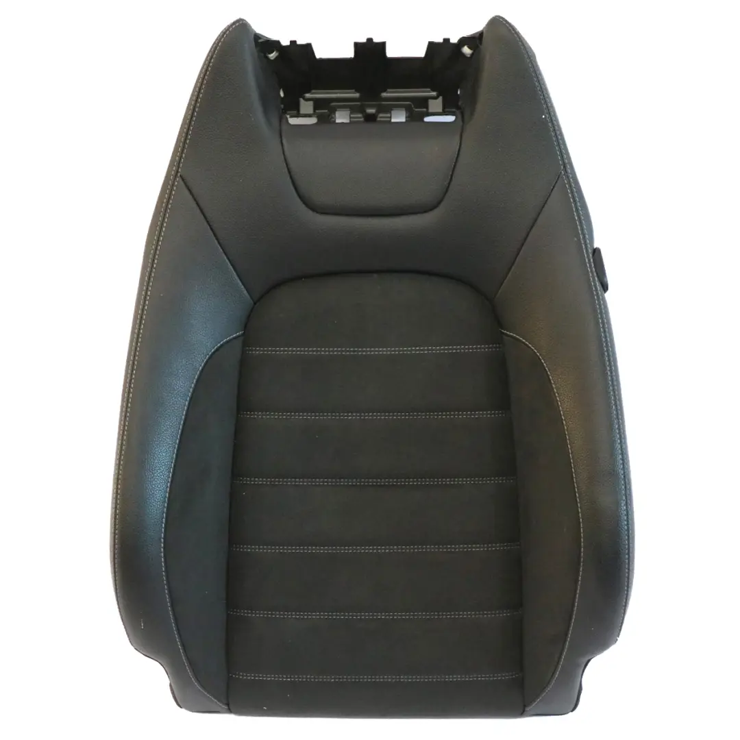 Rivestimento schienale anteriore pelle nera microfibra per Mercedes C205 con numero di parte A2059106302 Mercedes C205 Rivestimento schienale anteriore pelle nera microfibra - SKU A2059106302 - Numero di parte A2059106302