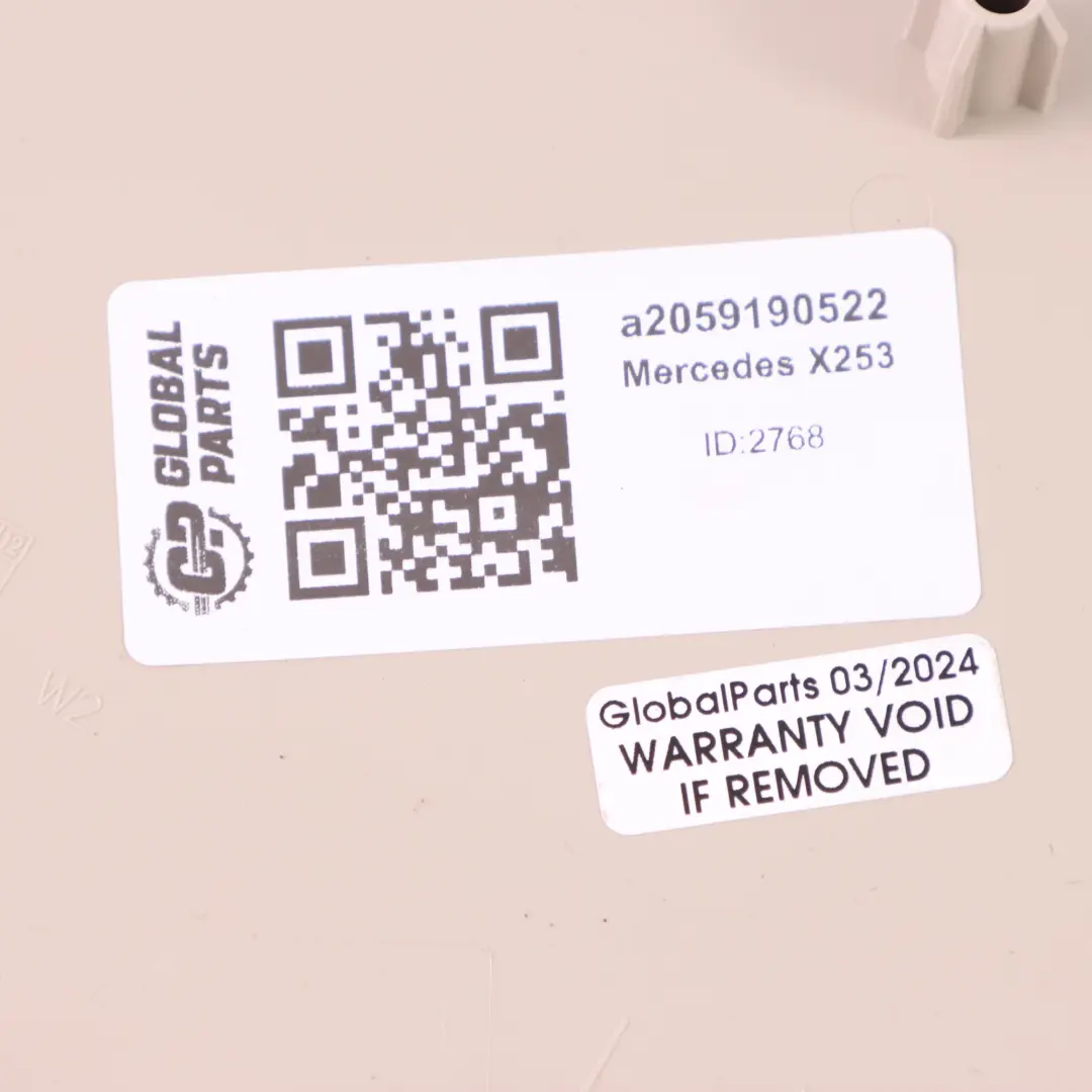 Sitz Innenverkleidung Abdeckung vorne links für Mercedes W205 X253 mit Teilenummer A2059190522 Mercedes W205 X253 Sitz Innenverkleidung Abdeckung vorne links - SKU A2059190522 - Teilenummer A2059190522