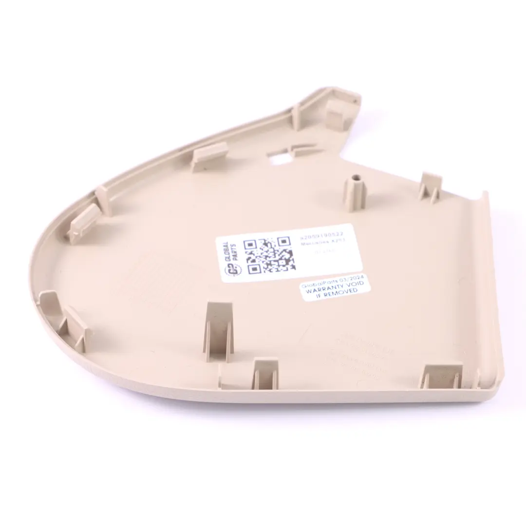 Asiento Panel Cubierta Delantera Izquierda para Mercedes W205 X253 con número de pieza A2059190522 Mercedes W205 X253 Asiento Panel Cubierta Delantera Izquierda - SKU A2059190522 - Número de pieza A2059190522