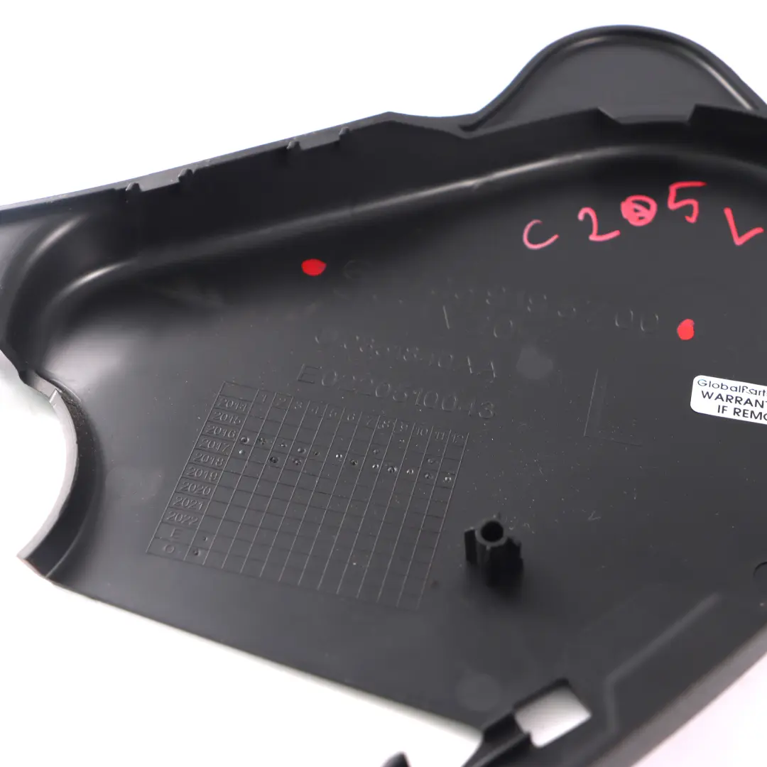 Mercedes W205 Tapiceria Asiento Delantero Izquierdo Tapa Negro - SKU A2059195700 - Número de pieza A2059195700