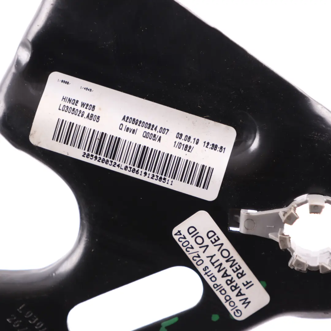  Staffa perno Mercedes W205 Schienale ribaltabile Sedile posteriore - SKU A2059200324 - Numero di parte A2059200324