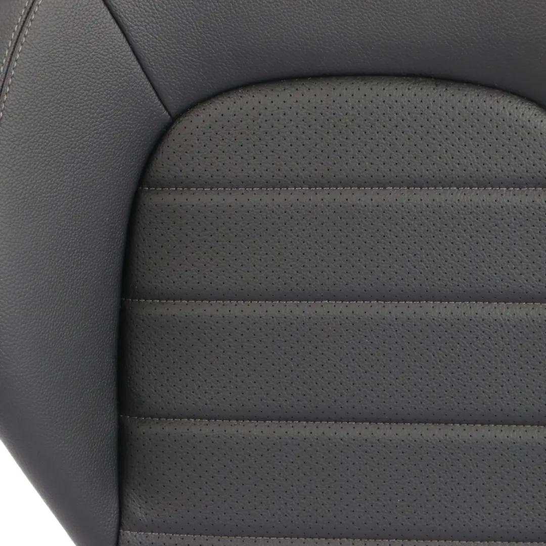 Mercedes C205 Rear Seat Backrest Right O/S Cover Trim Panel Imitation Leather - SKU A2059202608-1 - Part number A2059202608