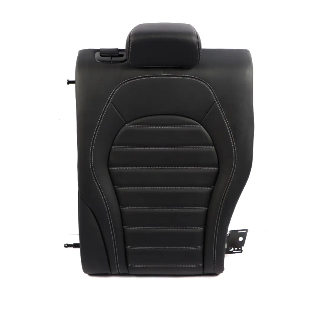 Mercedes W205 Respaldo Asiento Trasero Izquierdo Tapa Trasera Panel Cuero Negro - SKU A2059203560-1 - Número de pieza A2059203560