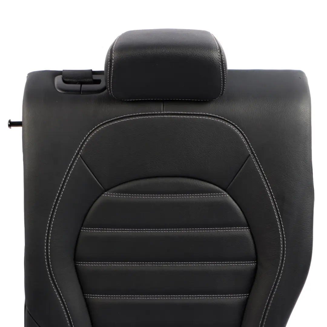 Mercedes W205 Rear Seat Backrest Left N/S Back Cover Trim Panel Black Leather - SKU A2059203560-1 - Part number A2059203560