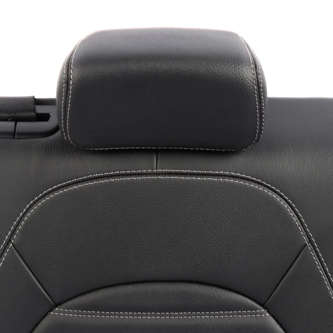 Backrest Left N/S Back Cover Trim Panel Black Leather to Mercedes W205 Rear Seat with Part number A2059203560 Mercedes W205 Rear Seat Backrest Left N/S Back Cover Trim Panel Black Leather - SKU A2059203560-1 - Part number A2059203560