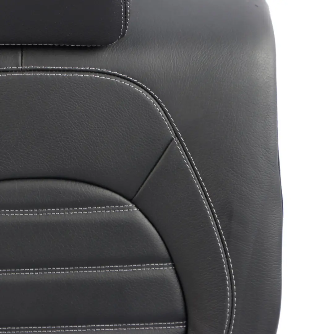 Mercedes W205 Rear Seat Backrest Left N/S Back Cover Trim Panel Black Leather - SKU A2059203560-1 - Part number A2059203560