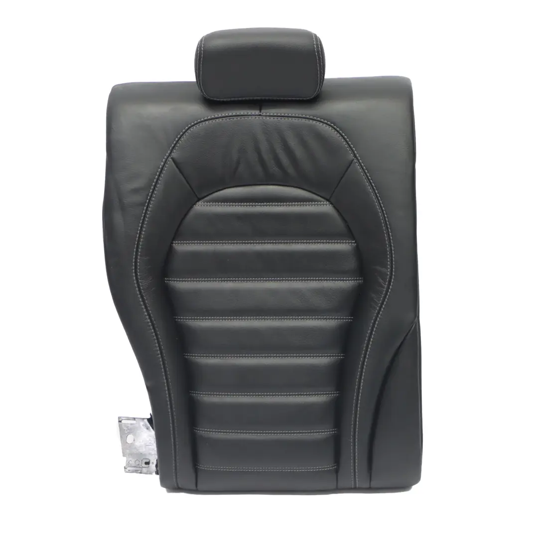 Backrest Right O/S Back Cover Trim Panel Black Leather to Mercedes W205 Rear Seat with Part number A2059203660 Mercedes W205 Rear Seat Backrest Right O/S Back Cover Trim Panel Black Leather - SKU A2059203660-1 - Part number A2059203660
