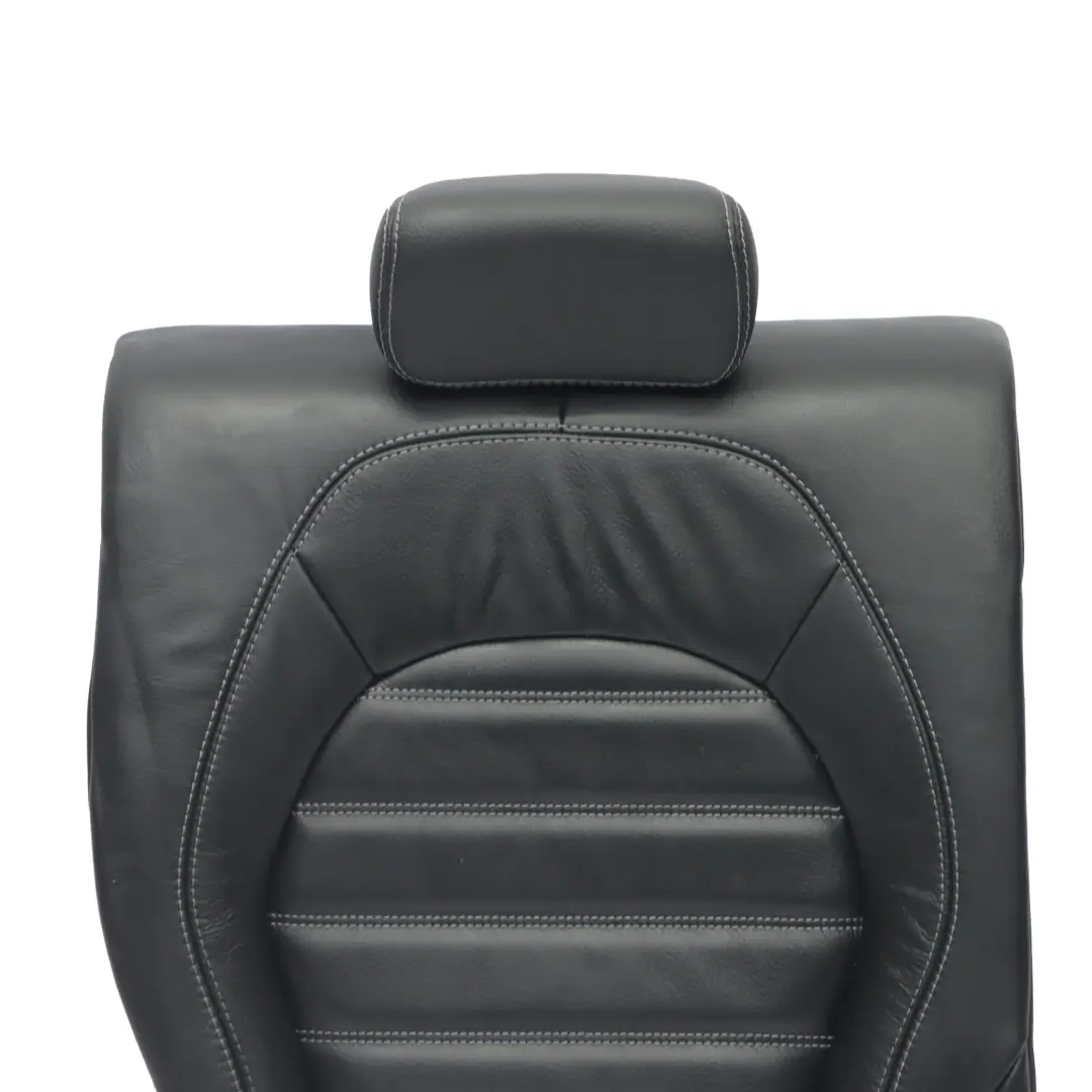 Mercedes W205 Rücksitzlehne Rechts Hinterer Umschlagschnitt Panel Schwarz Leder - SKU A2059203660-1 - Teilenummer A2059203660