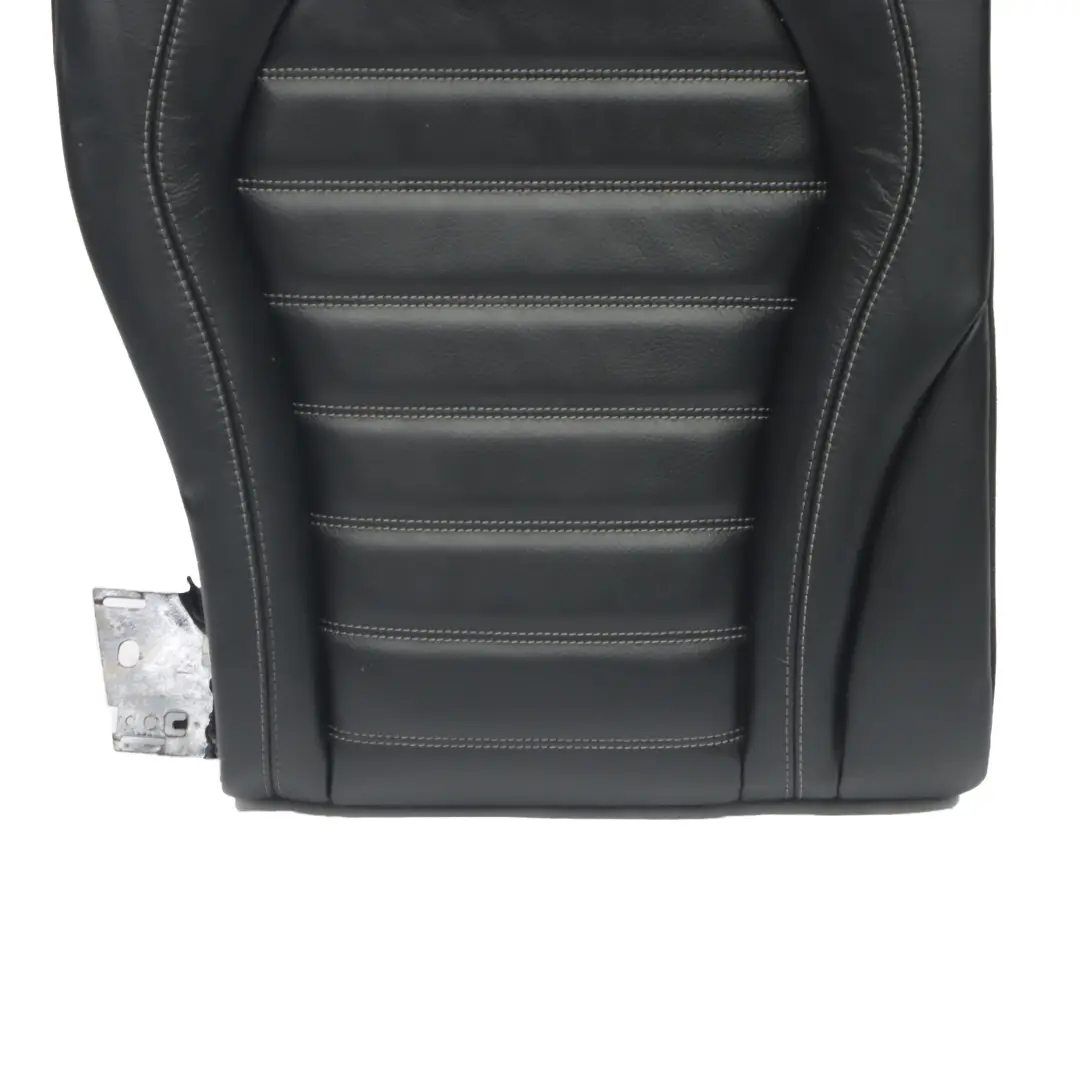Mercedes W205 Respaldo del asiento trasero derecho Cubierta ajuste cuero negro - SKU A2059203660-1 - Número de pieza A2059203660