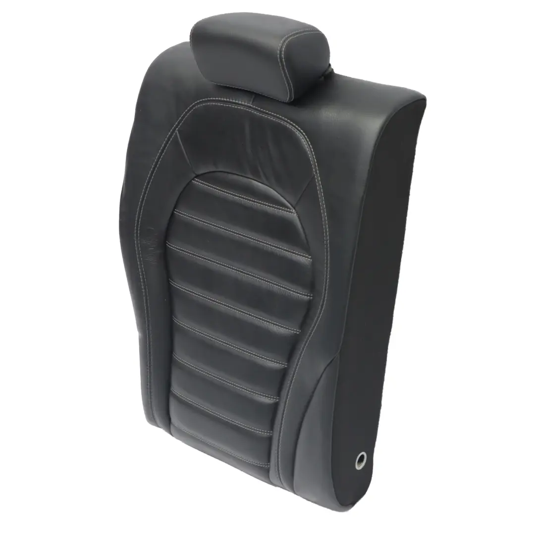 Mercedes W205 Rücksitzlehne Rechts Hinterer Umschlagschnitt Panel Schwarz Leder - SKU A2059203660-1 - Teilenummer A2059203660