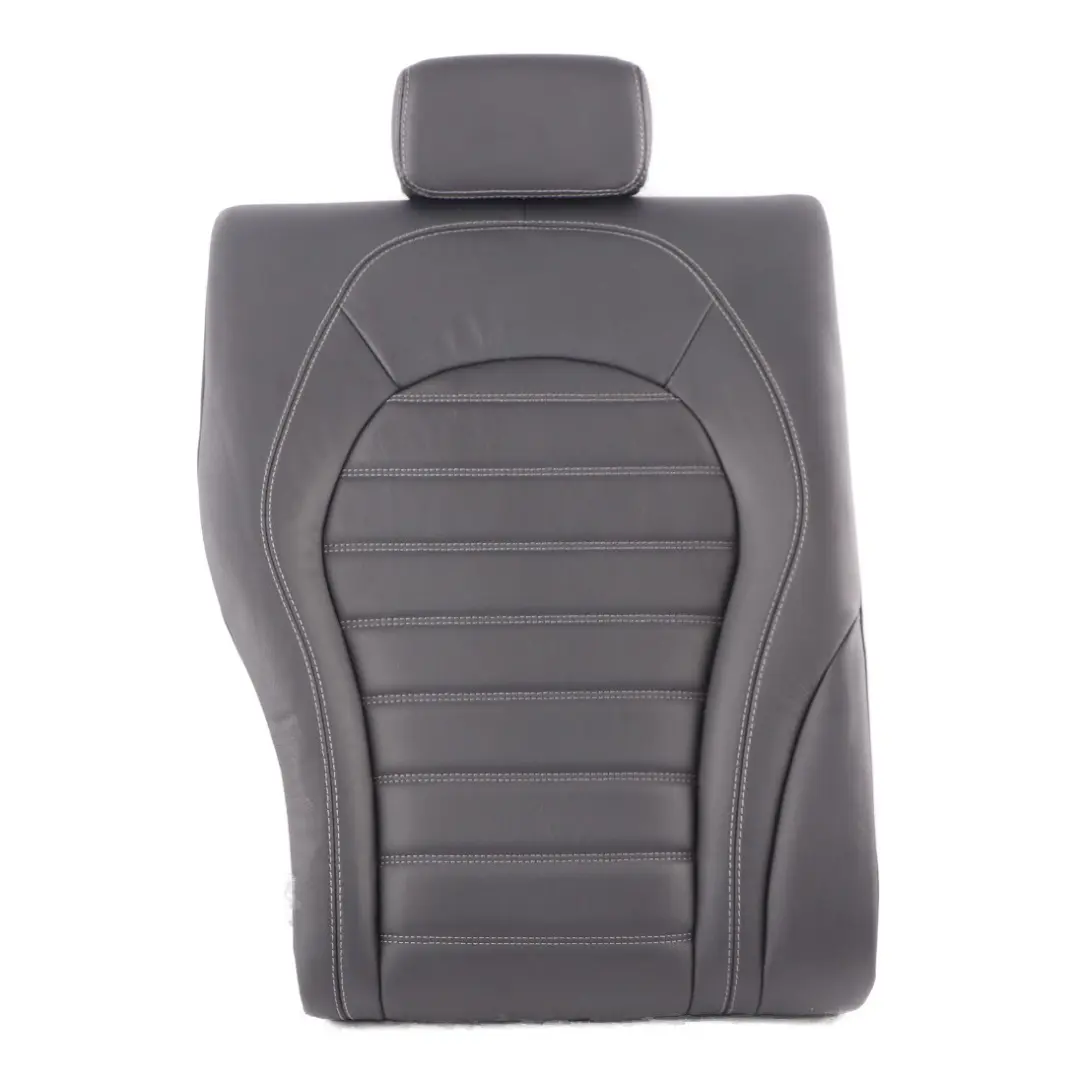 Backrest Right O/S Back Cover Trim Panel Black Leather to Mercedes W205 Rear Seat with Part number A2059203660 Mercedes W205 Rear Seat Backrest Right O/S Back Cover Trim Panel Black Leather - SKU A2059203660 - Part number A2059203660