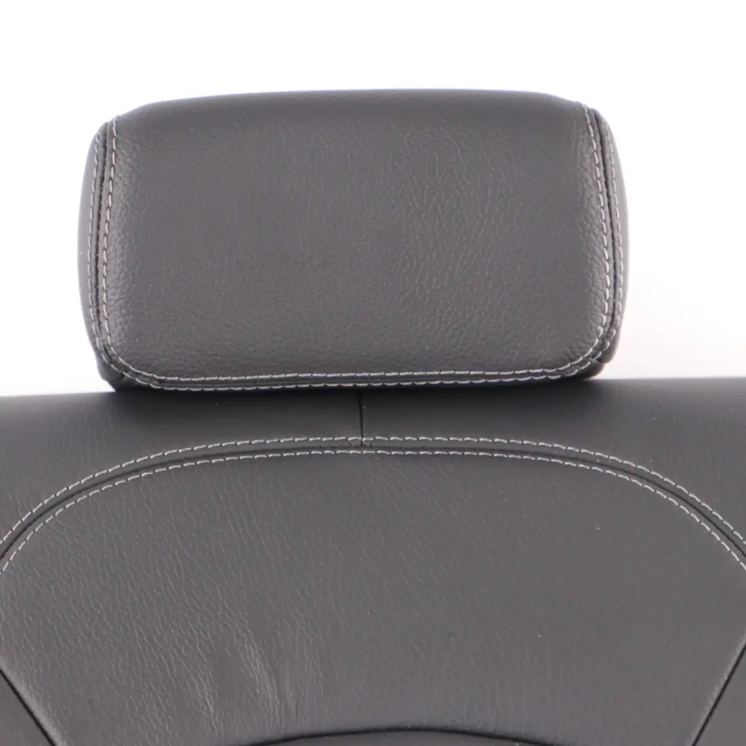 Backrest Right O/S Back Cover Trim Panel Black Leather to Mercedes W205 Rear Seat with Part number A2059203660 Mercedes W205 Rear Seat Backrest Right O/S Back Cover Trim Panel Black Leather - SKU A2059203660 - Part number A2059203660