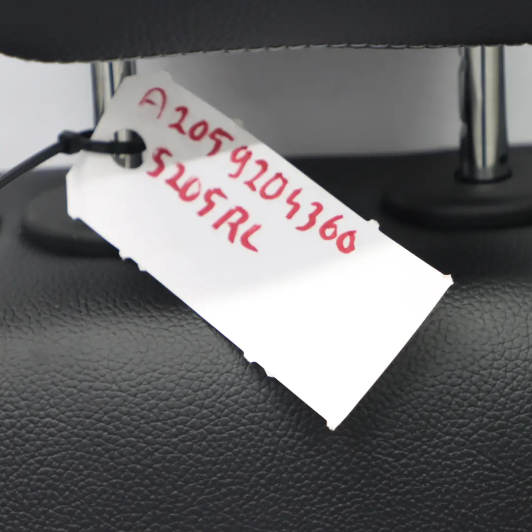Mercedes S205 Oparcie Tylnej Kanapy Lewe Sztuczna Skóra Czarna - SKU A2059204360 - Numer Części A2059204360