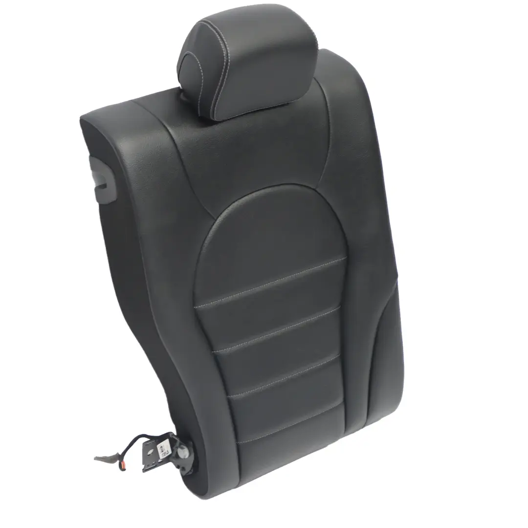 Respaldo Asiento Trasero Derecho Cubre Imitación Cuero Negro para Mercedes S205 con número de pieza A2059204460 Mercedes S205 Respaldo Asiento Trasero Derecho Cubre Imitación Cuero Negro - SKU A2059204460 - Número de pieza A2059204460