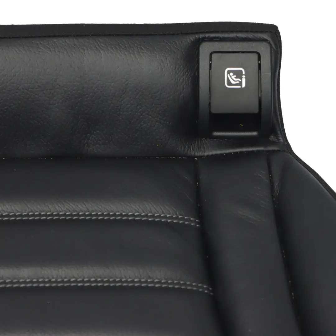 Mercedes W205 Asiento Trasero Banqueta Recubrimiento Cuero Negro - SKU A2059206705-1 - Número de pieza A2059206705