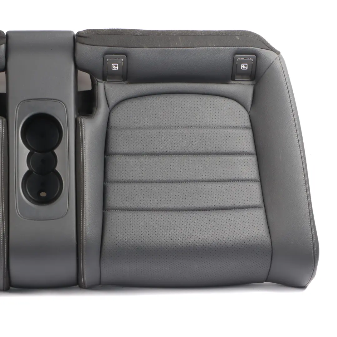 Mercedes C205 Rear Seat Bench Couch Covering Trim Black Imitation Leather - SKU A2059206901 - Part number A2059206901