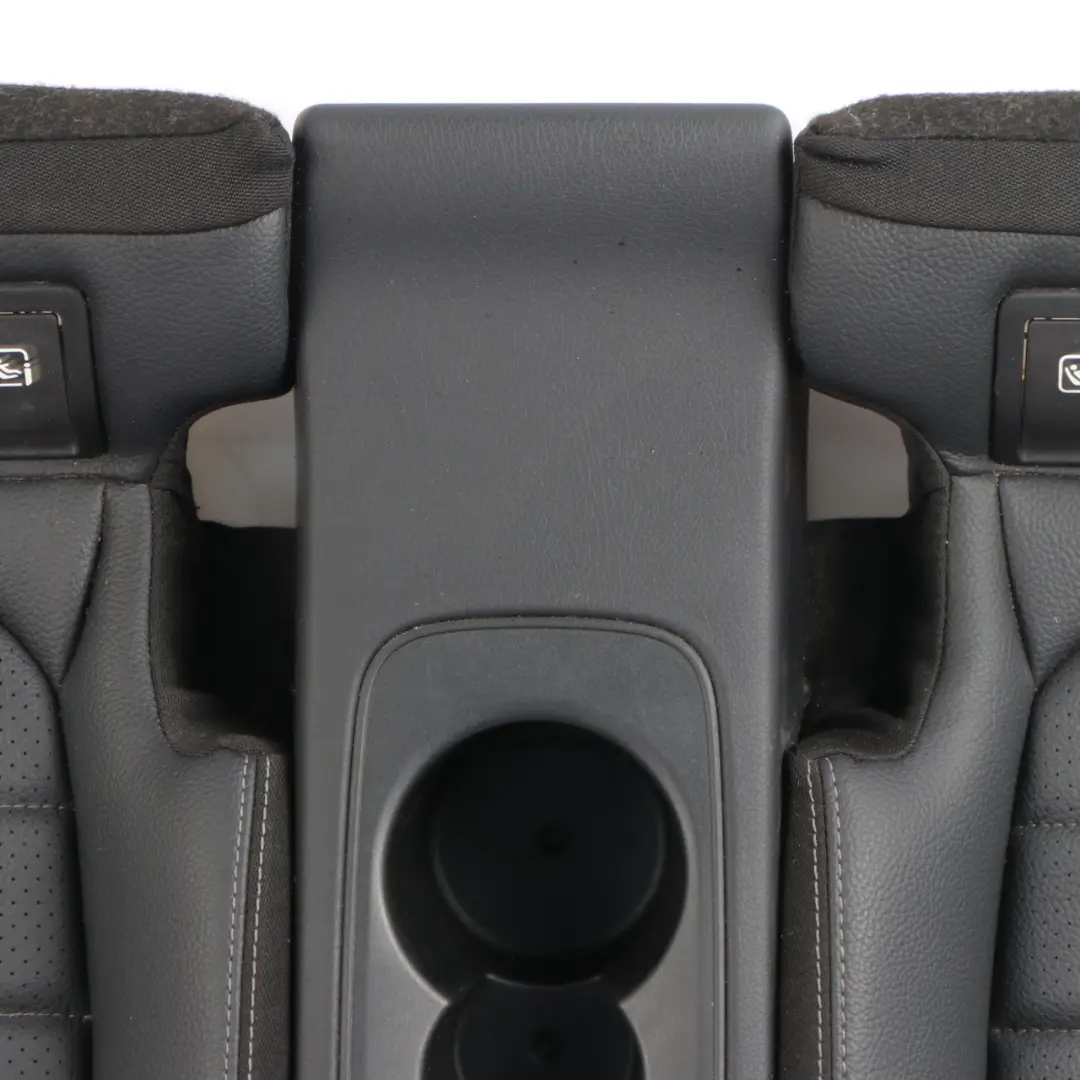 Mercedes C205 Rear Seat Bench Couch Covering Trim Black Imitation Leather - SKU A2059206901 - Part number A2059206901