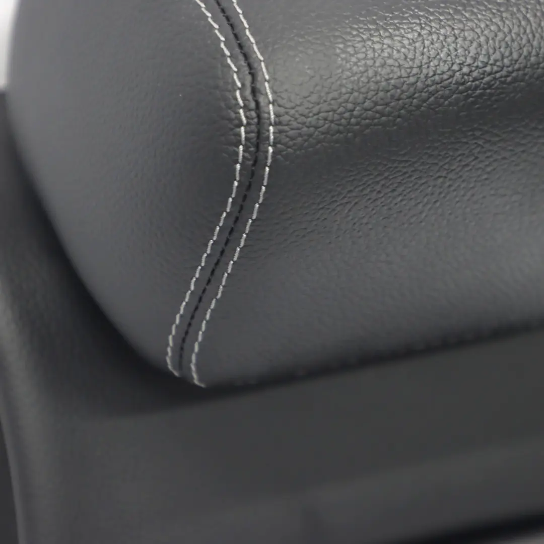 Rear Armrest Mercedes W205 Backrest Rear Seat Arm Rest Cover Leather Black - SKU A2059700201-1 - Part number A2059700101