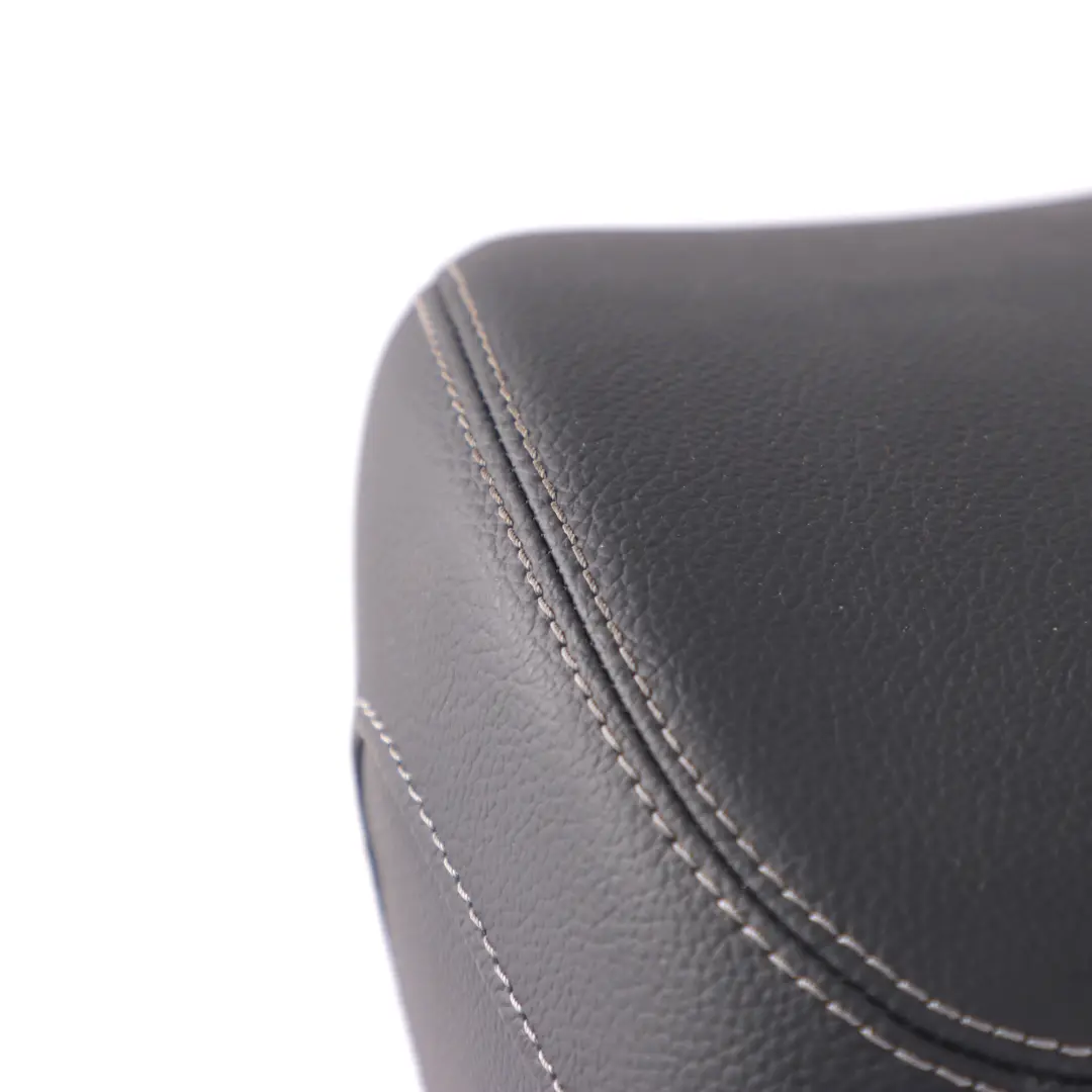 Mercedes C205 C238 Seat Headrest Front Left N/S Cover Black Imitation Leather - SKU A2059700402 - Part number A2059700402