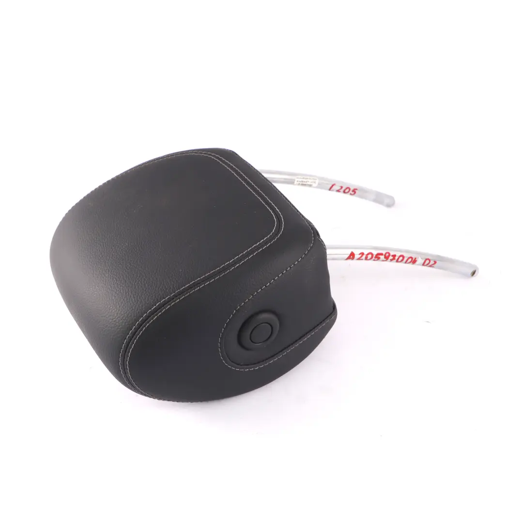 Headrest Front Left N/S Cover Black Imitation Leather to Mercedes C205 C238 Seat with Part number A2059700402 Mercedes C205 C238 Seat Headrest Front Left N/S Cover Black Imitation Leather - SKU A2059700402 - Part number A2059700402