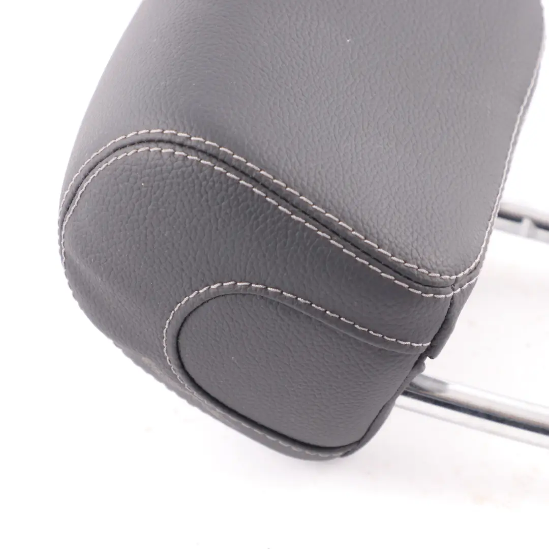 Mercedes W205 Seat Headrest Rear Left Right N/O/S Cover Black Leather - SKU A2059702950 - Part number A2059702950