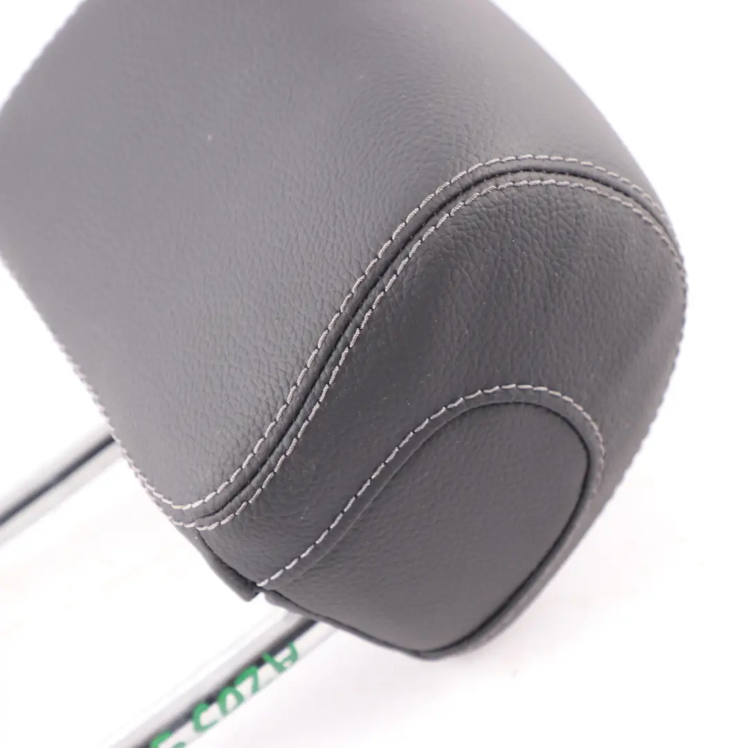 Mercedes W205 Seat Headrest Rear Left Right N/O/S Cover Black Leather - SKU A2059702950 - Part number A2059702950