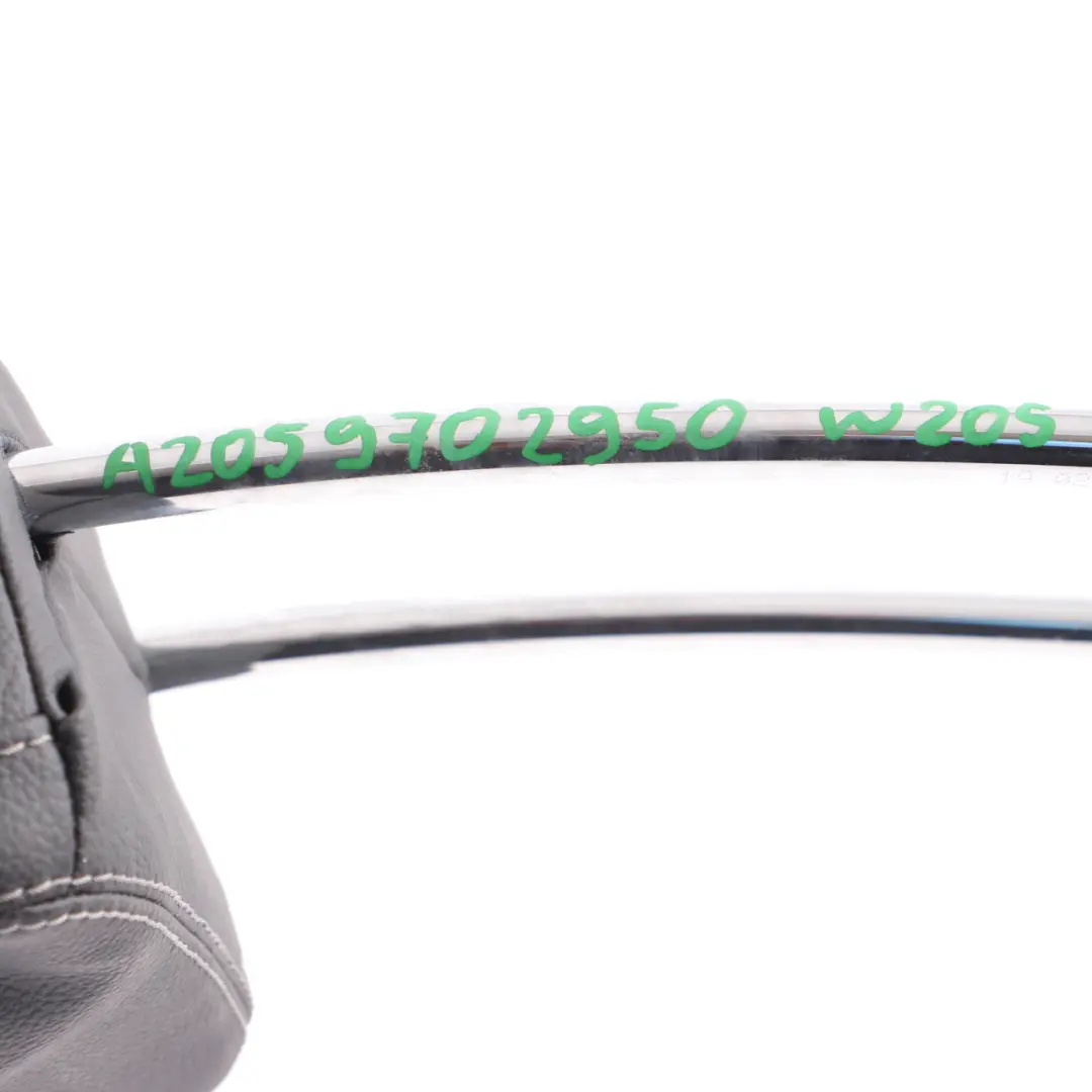 Mercedes W205 Seat Headrest Rear Left Right N/O/S Cover Black Leather - SKU A2059702950 - Part number A2059702950