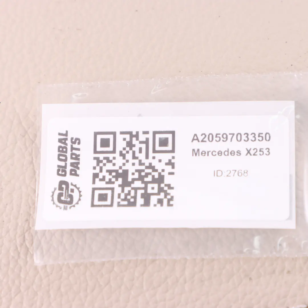  Kopfstütze Mercedes X253 W205 W213 Vordersitz Links Rechts Kopfstütze Beige - SKU A2059703350 - Teilenummer A2059703350