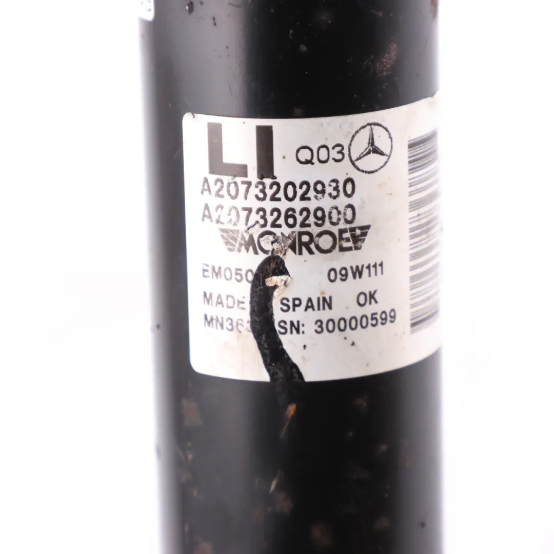 Strut Rear Left N/S Suspension Shock Absorber to Mercedes C207 Spring with Part number A2073202930 Mercedes C207 Spring Strut Rear Left N/S Suspension Shock Absorber - SKU A2073202930 - Part number A2073202930