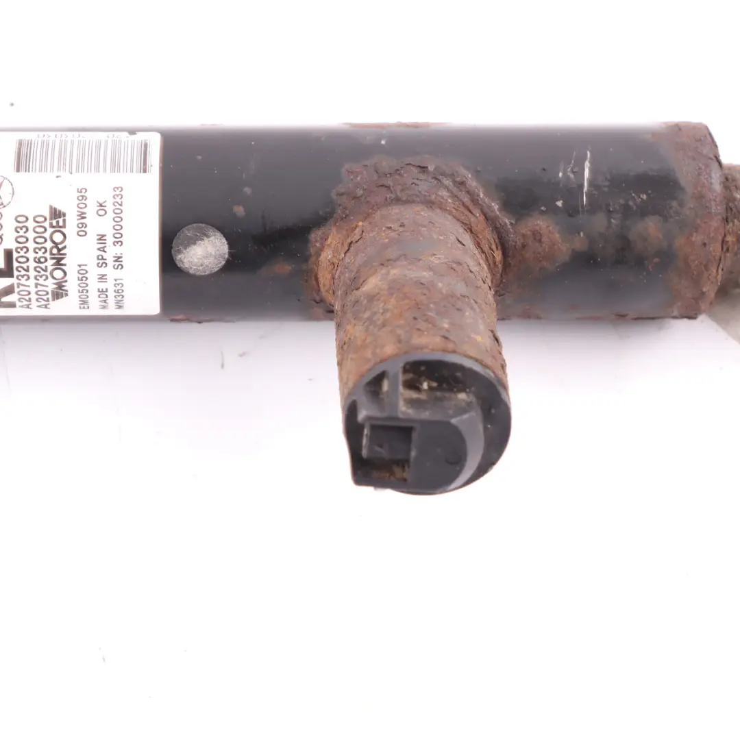 Strut Rear Right O/S Suspension Shock Absorber to Mercedes C207 Spring with Part number A2073203030 Mercedes C207 Spring Strut Rear Right O/S Suspension Shock Absorber - SKU A2073203030 - Part number A2073203030