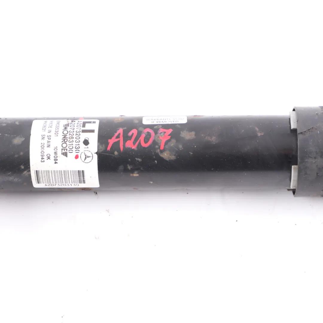 Mercedes A207 Convertible Spring Strut Rear Left N/S Shock Absorber - SKU A2073203130 - Part number A2073203130
