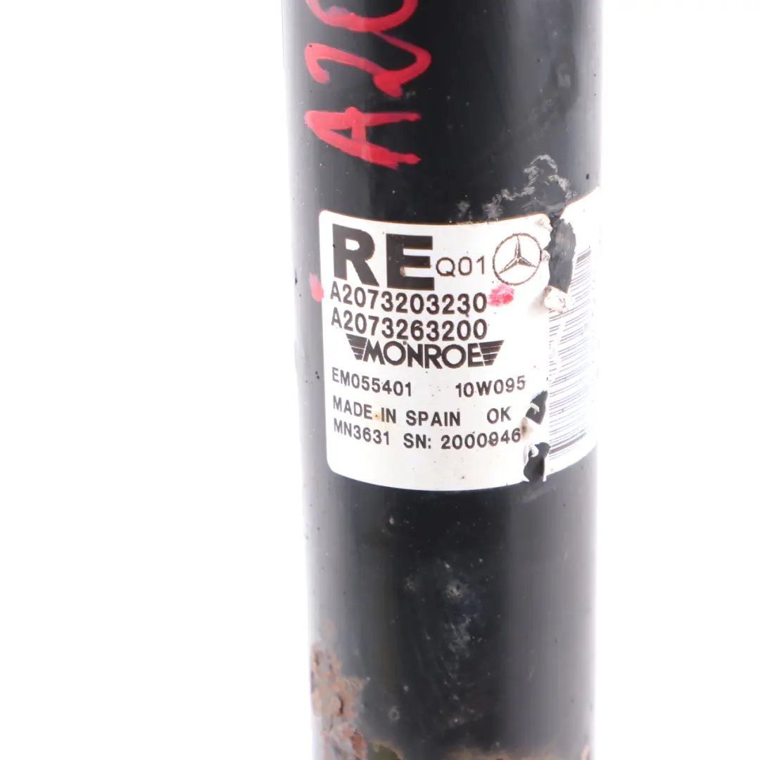 Strut Rear Right O/S Shock Absorber to Mercedes A207 Convertible Spring with Part number A2073203230 Mercedes A207 Convertible Spring Strut Rear Right O/S Shock Absorber - SKU A2073203230 - Part number A2073203230