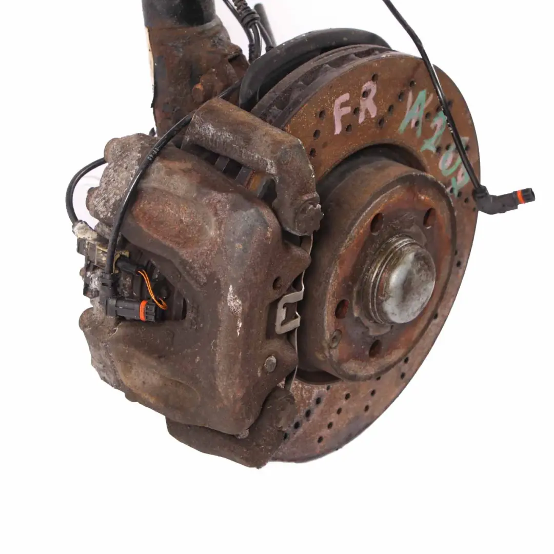 Mercedes W207 E220 CDI Front Right O/S AMG Suspension Leg Brake Disc Wheel Hub - SKU A2073204138-1 - Part number A2073204138