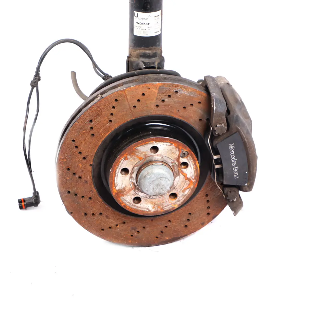 Mercedes C207 E250 CDI Vorne Links Aufhängung Bein Bremsscheibe Radnabe - SKU A2073231300-1 - Teilenummer A2073231300