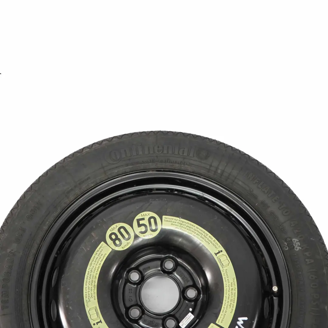 W207 Spare Wheel Steel Tyre R17 3.5J ET:19,5 135/80 to Mercedes W204 with Part number A2074000102 Mercedes W204 W207 Spare Wheel Steel Tyre R17 3.5J ET:19,5 135/80 - SKU A2074000102 - Part number A2074000102