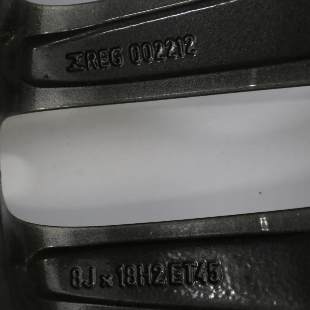 Mercedes C207 AMG Vorder rad Felge 18" 5 Doppel speiche 8J ET:45 - SKU A2074010000-2 - Teilenummer A2074010000