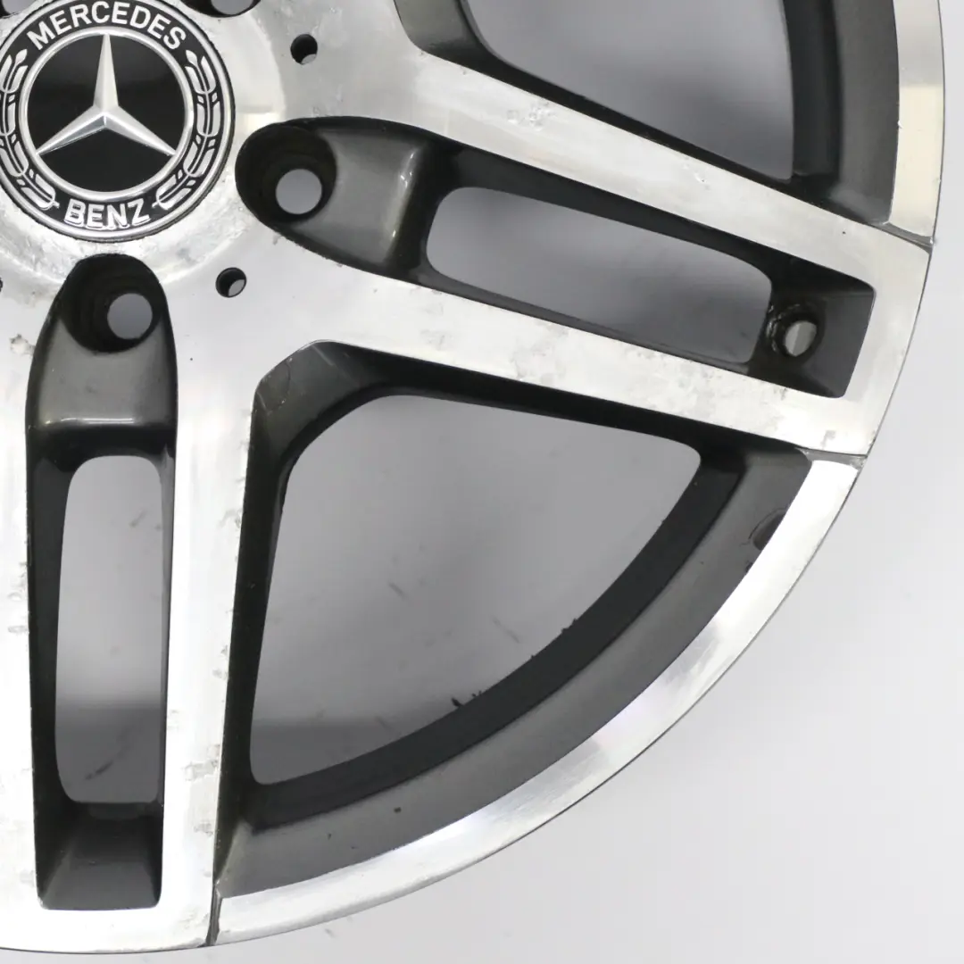 Vorder rad Felge 18" 5 Doppel speiche 8J ET:45 für Mercedes C207 AMG mit Teilenummer A2074010000 Mercedes C207 AMG Vorder rad Felge 18" 5 Doppel speiche 8J ET:45 - SKU A2074010000-2 - Teilenummer A2074010000