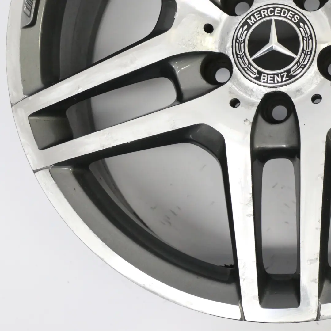 Mercedes C207 AMG Vorder rad Felge 18" 5 Doppel speiche 8J ET:45 - SKU A2074010000-2 - Teilenummer A2074010000