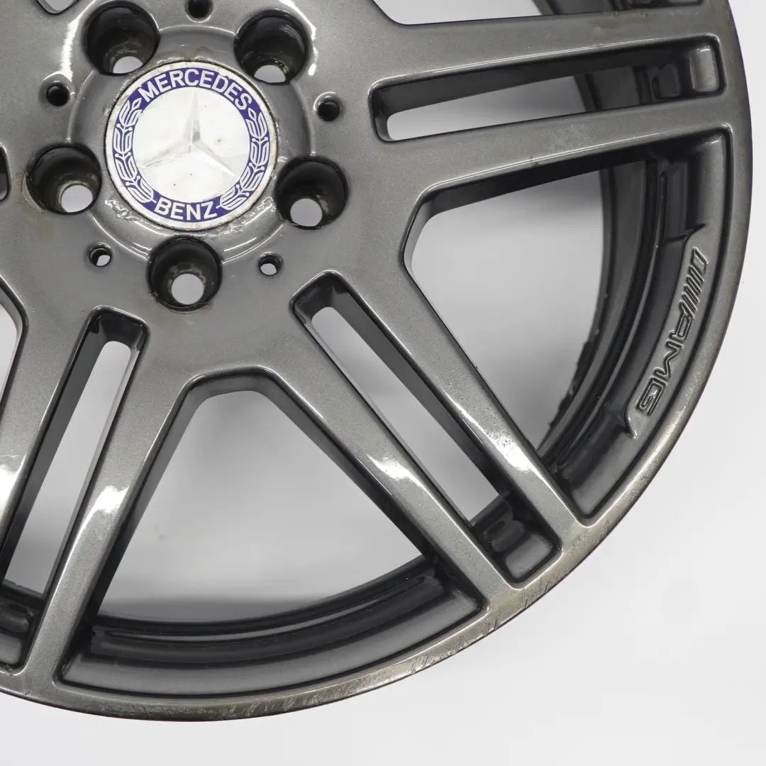 Front Black Alloy Wheel Rim 18" 8J ET:45 to Mercedes C207 A207 AMG with Part number A2074011302 Mercedes C207 A207 AMG Front Black Alloy Wheel Rim 18" 8J ET:45 - SKU A2074011302-3 - Part number A2074011302