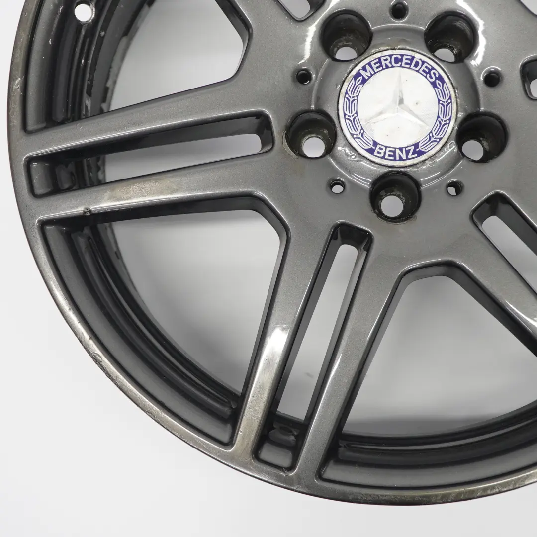 Mercedes C207 A207 AMG Front Black Alloy Wheel Rim 18" 8J ET:45 - SKU A2074011302-3 - Part number A2074011302