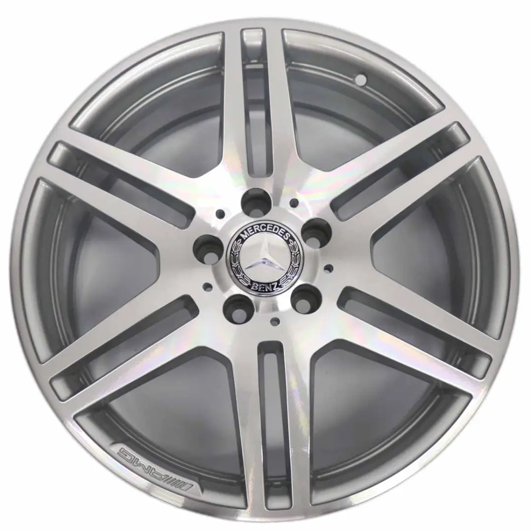 W207 A207 Alloy Wheel Rim 18" 8J ET:45 6-Double Spoke to Mercedes with Part number A2074011302 Mercedes W207 A207 Alloy Wheel Rim 18" 8J ET:45 6-Double Spoke - SKU A2074011302 - Part number A2074011302